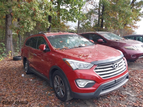 2014 Hyundai Santa Fe Limited with VIN KM8SN4HF9EU058002, listed as a IAAI auction lot 40785983 with 1 mi miles. Bid and sale history available at carsss.com. Image 1.