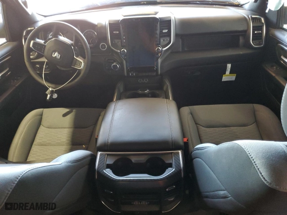 2025 Ram 1500 Big Horn with VIN 1C6SRFFP6SN601013, listed as a Copart auction lot 88151225 with 2,472 mi miles and Salvage Title. Bid and sale history available at carsss.com. Image 8.
