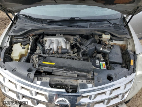 2005 Nissan Murano SL with VIN JN8AZ08T25W300642, listed as a Copart auction lot 44338145 with 169,912 mi miles and Salvage Title. Bid and sale history available at carsss.com. Image 13.