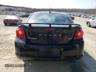 2012 Dodge Avenger SXT Plus with VIN 1C3CDZEG6CN211579, listed as a Copart auction lot 48684235 with 164,807 mi miles and Clean Title. Bid and sale history available at carsss.com. Image 6.