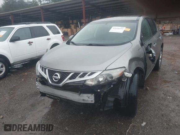 2011 Nissan Murano S with VIN JN8AZ1MU4BW067699, listed as a IAAI auction lot 41038952 with 206,601 mi miles. Bid and sale history available at carsss.com. Image 6.