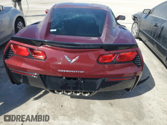 2019 Chevrolet Corvette 2LT with VIN 1G1YD2D78K5101540, listed as a Copart auction lot 74342804 with 0 mi miles and Salvage Title. Bid and sale history available at carsss.com. Image 6.