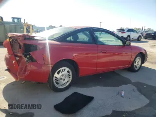 2001 Saturn SC with VIN 1G8ZY12711Z207035, listed as a Copart auction lot 48784935 with 162,397 mi miles and Salvage Title. Bid and sale history available at carsss.com. Image 3.