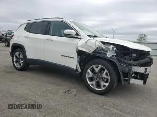 2021 Jeep Compass Limited with VIN 3C4NJCCB2MT564274, listed as a Copart auction lot 51607325 with 80,047 mi miles and Salvage Title. Bid and sale history available at carsss.com. Image 4.
