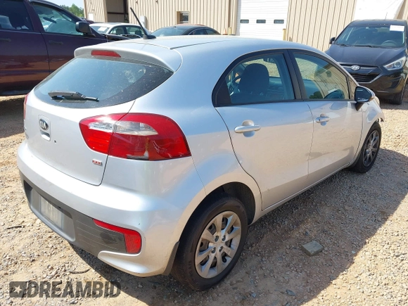 2016 Kia Rio LX with VIN KNADM5A31G6651718, listed as a IAAI auction lot 42056210 with 228,381 mi miles and . Bid and sale history available at DreamBid. Image 4.