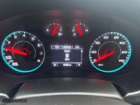 2019 Chevrolet Malibu LS with VIN 1G1ZB5ST1KF191460, listed as a Copart auction lot 75107224 with 72,502 mi miles and Salvage Title. Bid and sale history available at carsss.com. Image 8.