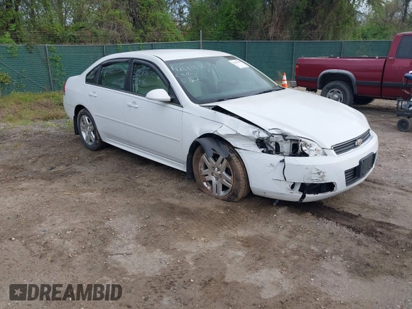 2011 Chevrolet Impala LT Fleet with VIN 2G1WG5EK0B1298062, listed as a IAAI auction lot 42081830 with 110,720 mi miles and . Bid and sale history available at DreamBid. Image 1.
