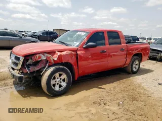 2008 Dodge Dakota SLT with VIN 1D7HE48K78S532224, listed as a Copart auction lot 58579875 with 140,457 mi miles and Salvage title. Bid and sale history available at DreamBid. Image 1.