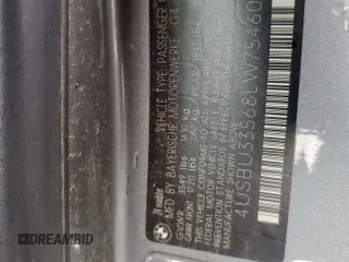 2008 BMW Z4 3.0i z VIN 4USBU33568LW75460, wystawiony jako Copart lot #53720855 z przebiegiem 188 105 mil mil oraz Szkoda całkowita • Salvage title. Historia ofert i sprzedaży dostępna na DreamBid. Obrazek 12.