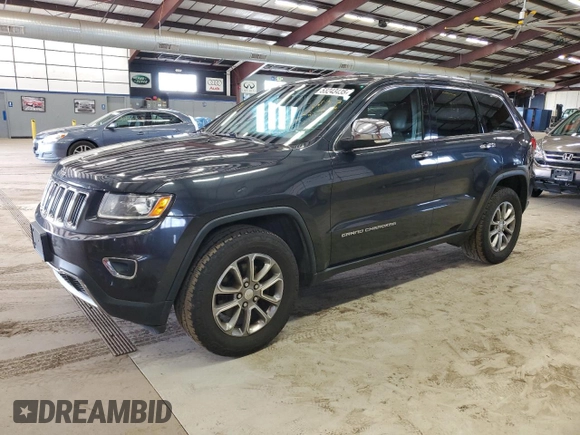 2014 Jeep Grand Cherokee Limited z VIN 1C4RJFBG9EC274885, wystawiony jako Copart lot #53243435 z przebiegiem 165 900 mil mil oraz Czysty tytuł • Clean title. Historia ofert i sprzedaży dostępna na DreamBid. Obrazek 1.