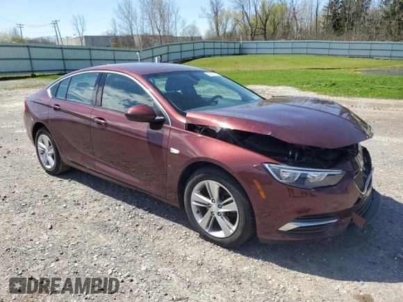 2019 Buick Regal Preferred with VIN W04GL6SX6K1078678, listed as a Copart auction lot 54528055 with 74,329 mi miles and Salvage title. Bid and sale history available at DreamBid. Image 4.