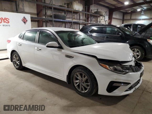 2019 Kia Optima LX with VIN 5XXGT4L33KG324791, listed as a Copart auction lot 86151584 with 115,990 mi miles and Salvage Title. Bid and sale history available at carsss.com. Image 4.