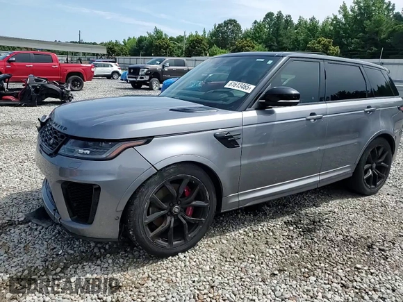 2020 Land Rover Range Rover Sport SVR z VIN SALWZ2RE9LA729082, wystawiony jako Copart lot #61613465 z przebiegiem 43 534 mil mil oraz Szkoda całkowita • Salvage title. Historia ofert i sprzedaży dostępna na DreamBid. Obrazek 14.