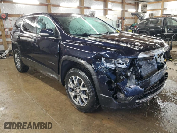 2021 GMC Acadia SLE with VIN 1GKKNKLA7MZ132561, listed as a Copart auction lot 46323775 with 53,112 mi miles and Salvage Title. Bid and sale history available at DreamBid. Image 4.
