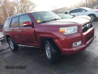 2013 Toyota 4Runner SR5 with VIN JTEBU5JR0D5114396, listed as a IAAI auction lot 41784162 with 283,068 mi miles and . Bid and sale history available at DreamBid. Image 1.