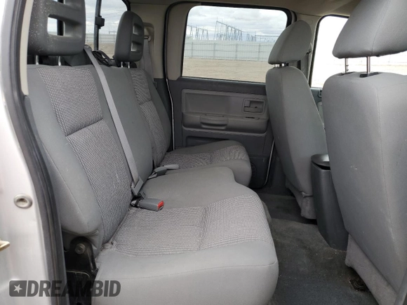 2007 Dodge Dakota SLT with VIN 1D7HW48N77S110606, listed as a Copart auction lot 48617905 with 234,017 mi miles and Salvage Title. Bid and sale history available at carsss.com. Image 10.