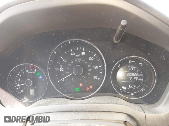 2018 Honda HR-V LX with VIN 3CZRU6H37JG708010, listed as a IAAI auction lot 42059990 with 100,822 mi miles. Bid and sale history available at carsss.com. Image 7.