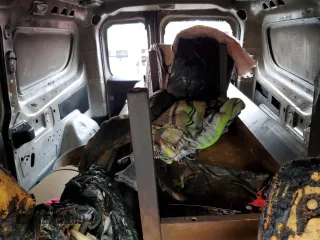 2015 Ram ProMaster City Cargo Tradesman with VIN ZFBERFAT3F6970960, listed as a Copart auction lot 41684095 with Not provided miles and Non repairable. Bid and sale history available at DreamBid. Image 10.