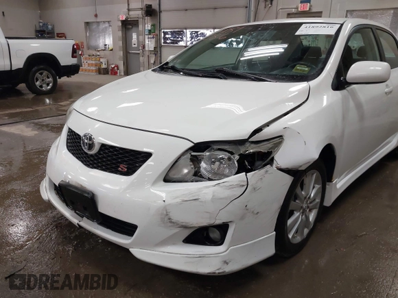 2010 Toyota Corolla with VIN 2T1BU4EEXAC448424, listed as a IAAI auction lot 41892816 with 158,538 mi miles. Bid and sale history available at carsss.com. Image 6.