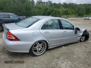 2006 Mercedes-Benz C 280 Luxury with VIN WDBRF54H56A871433, listed as a Copart auction lot 57302905 with 127,105 mi miles and Salvage title. Bid and sale history available at DreamBid. Image 3.