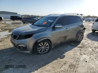 2012 Kia Sorento SX with VIN 5XYKW4A26CG207151, listed as a Copart auction lot 47638365 with 242,286 mi miles and Salvage Title. Bid and sale history available at carsss.com. Image 1.