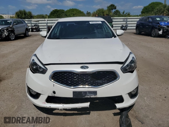 2015 Kia Cadenza Premium with VIN KNALN4D70F5173068, listed as a Copart auction lot 54244274 with 58,478 mi miles and Salvage Title. Bid and sale history available at carsss.com. Image 5.