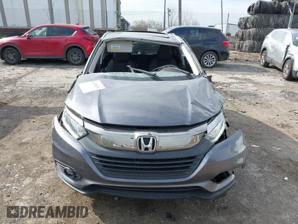 2022 Honda HR-V EX with VIN 3CZRU6H58NM704394, listed as a IAAI auction lot 41709238 with 65,401 mi miles. Bid and sale history available at carsss.com. Image 13.