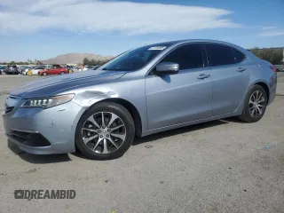 2016 Acura TLX with VIN 19UUB1F32GA002101, listed as a Copart auction lot 61184805 with 105,036 mi miles and Salvage title. Bid and sale history available at DreamBid. Image 1.