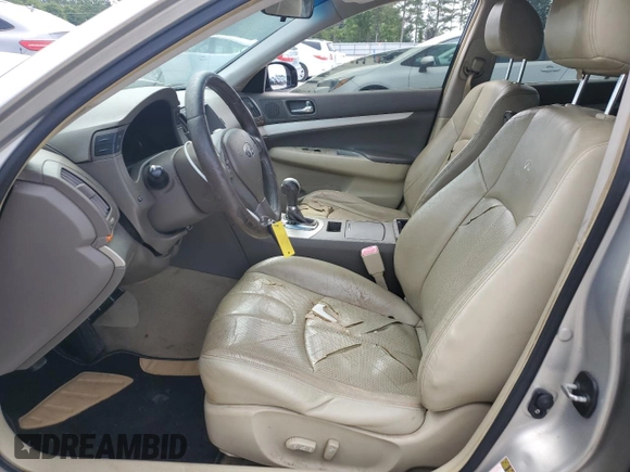 2008 Infiniti G35 Journey with VIN JNKBV61E78M207432, listed as a Copart auction lot 55202535 with 149,642 mi miles and Salvage Title. Bid and sale history available at DreamBid. Image 7.