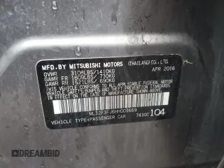2017 Mitsubishi Mirage ES z VIN ML32F3FJ6HH003669, wystawiony jako Copart lot #55512845 z przebiegiem 110 761 mil mil oraz Tytuł czysty. Historia ofert i sprzedaży dostępna na DreamBid. Obrazek 13.