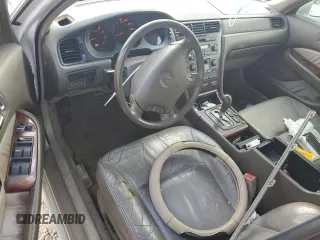 2002 Acura RL with VIN JH4KA96582C009199, listed as a Copart auction lot 72428694 with 0 mi miles and Salvage Title. Bid and sale history available at carsss.com. Image 8.