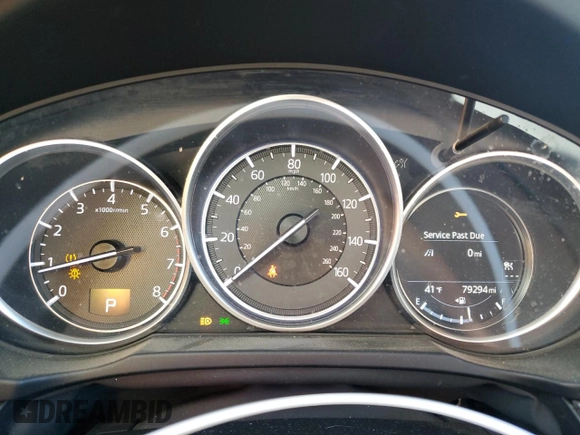 2018 Mazda CX-5 Grand Touring with VIN JM3KFBDM7J0424655, listed as a Copart auction lot 50813275 with 79,294 mi miles and Salvage Title. Bid and sale history available at DreamBid. Image 9.