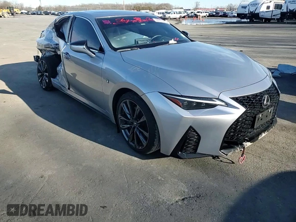 2023 Lexus IS with VIN JTHGZ1E29P5030517, listed as a Copart auction lot 45531435 with 36,301 mi miles and Salvage Title. Bid and sale history available at carsss.com. Image 11.