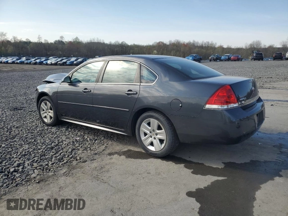 2011 Chevrolet Impala LS Fleet with VIN 2G1WF5EK0B1285055, listed as a Copart auction lot 54221105 with 110,002 mi miles and Salvage Title. Bid and sale history available at DreamBid. Image 2.