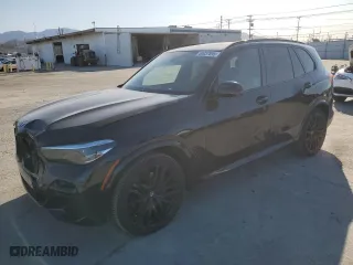 2022 BMW X5 xDrive40i with VIN 5UXCR6C04N9M15664, listed as a Copart auction lot 50037895 with 36,488 mi miles and Salvage Title. Bid and sale history available at carsss.com. Image 1.