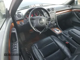 2004 Audi A4 3.0L with VIN WAUDT48H04K015549, listed as a Copart auction lot 85260524 with 203,946 mi miles and Salvage Title. Bid and sale history available at carsss.com. Image 8.