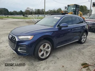 2021 Audi Q5 Prestige with VIN WA1CAAFY1M2054845, listed as a Copart auction lot 75480744 with 37,366 mi miles and Salvage Title. Bid and sale history available at carsss.com. Image 1.