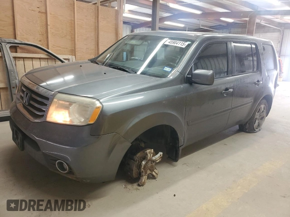2013 Honda Pilot EX-L with VIN 5FNYF3H50DB027628, listed as a Copart auction lot 45904115 with 113,939 mi miles and Salvage Title. Bid and sale history available at DreamBid. Image 1.