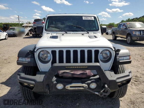 2018 Jeep Wrangler Unlimited Rubicon z VIN 1C4HJXFN3JW176213, wystawiony jako Copart lot #53963755 z przebiegiem 53 094 mil mil oraz Szkoda całkowita • Salvage title. Historia ofert i sprzedaży dostępna na DreamBid. Obrazek 5.