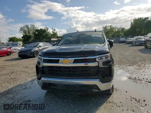 2024 Chevrolet Silverado 1500 LT with VIN 1GCPACEK7RZ172204, listed as a Copart auction lot 77741014 with 9,590 mi miles and Salvage Title. Bid and sale history available at DreamBid. Image 11.