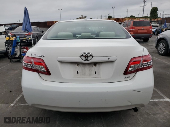 2011 Toyota Camry LE with VIN 4T4BF3EK2BR188679, listed as a Copart auction lot 59556345 with 122,607 mi miles and Salvage title. Bid and sale history available at DreamBid. Image 6.