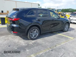 2024 Mazda CX-90 3.3 Turbo Select with VIN JM3KKAHD3R1120566, listed as a IAAI auction lot 42143751 with 5,287 mi miles. Bid and sale history available at carsss.com. Image 4.