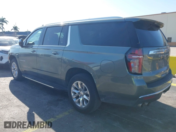 2023 Chevrolet Suburban Premier z VIN 1GNSCFKD4PR378869, wystawiony jako IAAI lot #41802386 z przebiegiem 58 569 mil mil oraz . Historia ofert i sprzedaży dostępna na DreamBid. Obrazek 3.