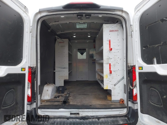 2020 Ford Transit with VIN 1FTBW9CG2LKB40905, listed as a IAAI auction lot 41485711 with 55,832 mi miles. Bid and sale history available at carsss.com. Image 12.