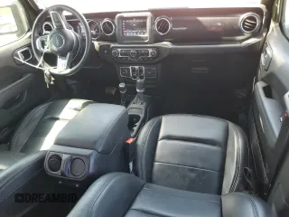 2021 Jeep Wrangler Unlimited Sahara Altitude with VIN 1C4HJXEM9MW596278, listed as a Copart auction lot 61005625 with 47,033 mi miles and Salvage title. Bid and sale history available at DreamBid. Image 8.