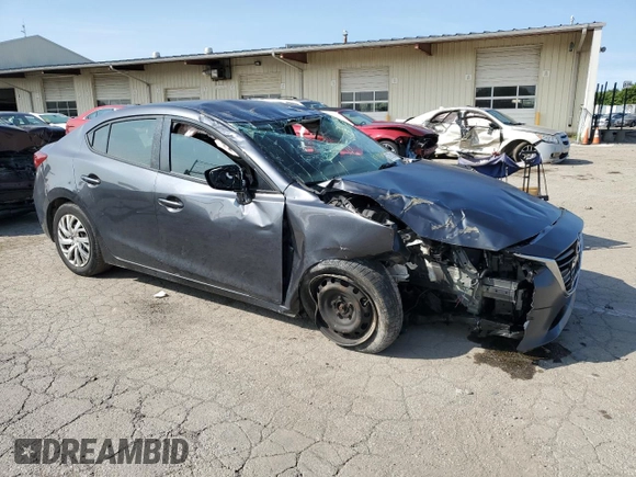 2015 Mazda 3 i Sport with VIN 3MZBM1U73FM192849, listed as a Copart auction lot 67981844 with Not Provided miles and Salvage Title. Bid and sale history available at carsss.com. Image 4.