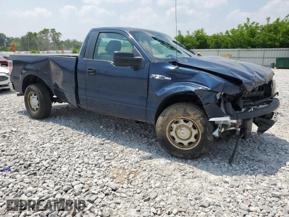 2013 Ford F-150 XL with VIN 1FTMF1CM2DKF46457, listed as a Copart auction lot 59734735 with Not provided miles and Salvage title. Bid and sale history available at DreamBid. Image 4.