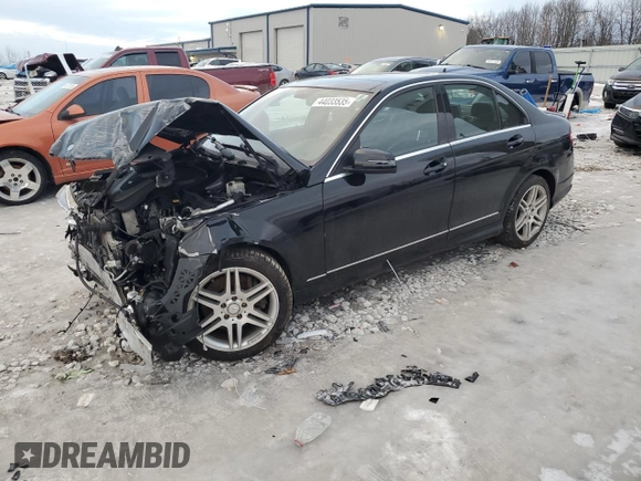 2010 Mercedes-Benz C 350 Sport with VIN WDDGF5GB0AR115315, listed as a Copart auction lot 44033535 with Not provided miles and Salvage title. Bid and sale history available at DreamBid. Image 1.