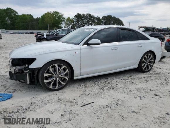 2015 Audi A6 Premium Plus with VIN WAUFGAFC4FN028079, listed as a Copart auction lot 50939535 with 112,696 mi miles and Salvage title. Bid and sale history available at DreamBid. Image 1.