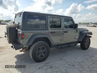 2020 Jeep Wrangler Unlimited Sport S with VIN 1C4HJXDN4LW344401, listed as a Copart auction lot 58404885 with 68,074 mi miles and Salvage title. Bid and sale history available at DreamBid. Image 3.